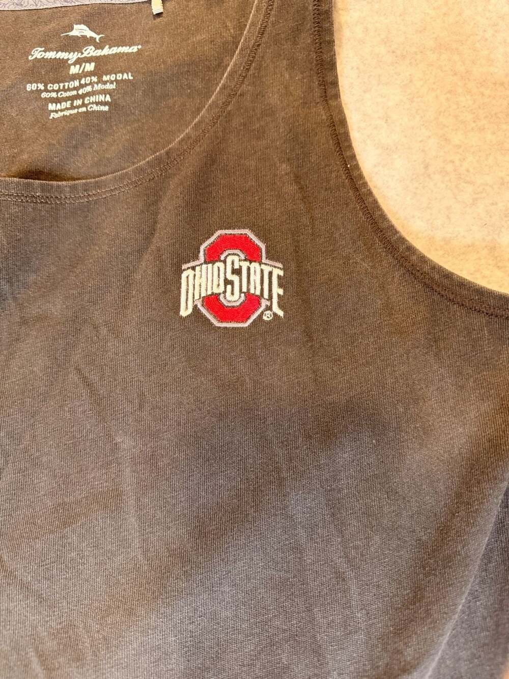 Tommy Bahama Ohio State Buckeyes Tropical Floral Tank Dress Size M - Picture 2 of 9